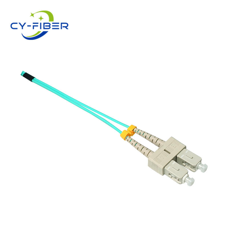 OM3 SC-FC UPC雙工LSZH 2.0mm光纖跳線(xiàn), 3m