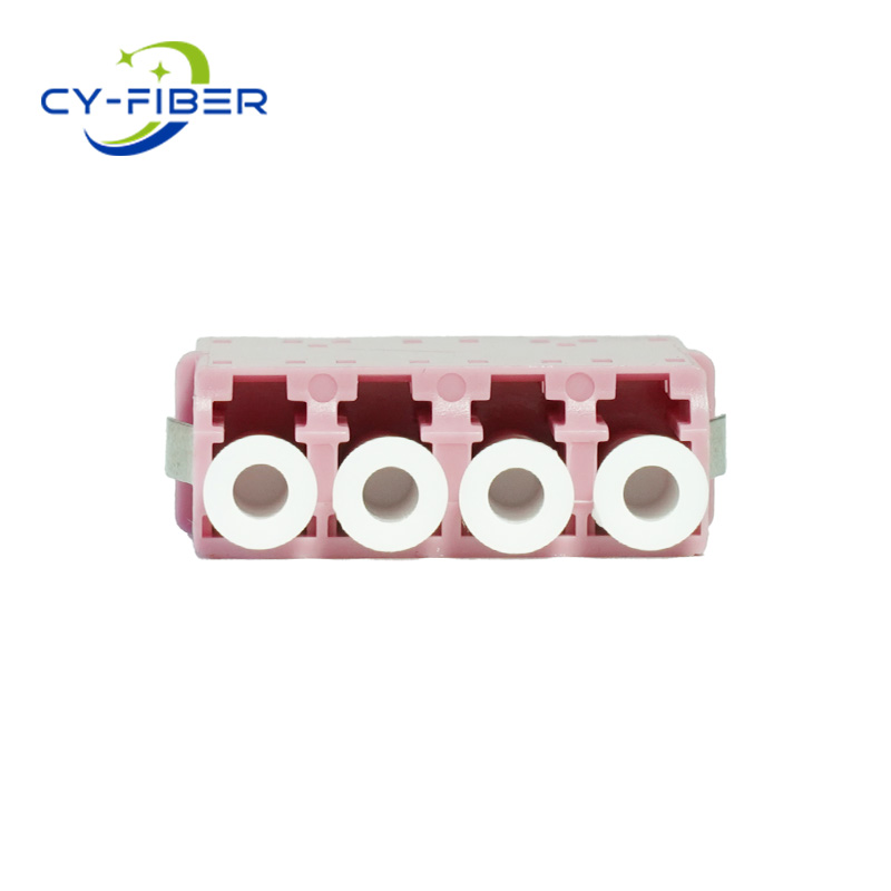 LC UPC 四工 OM4多模  光纖適配器
